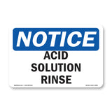 Acid Solution Rinse