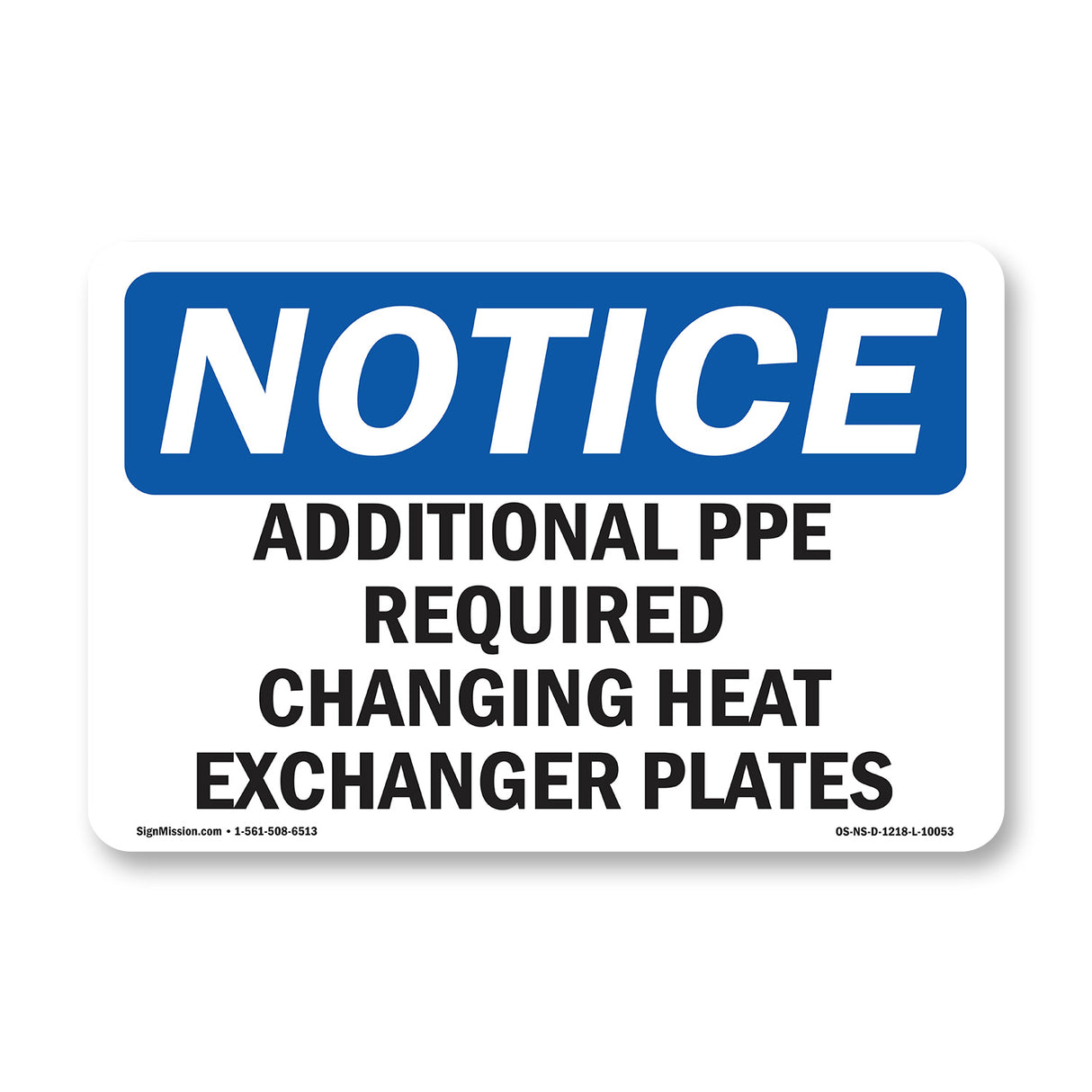 Additional PPE Required Changing Heat Exchanger