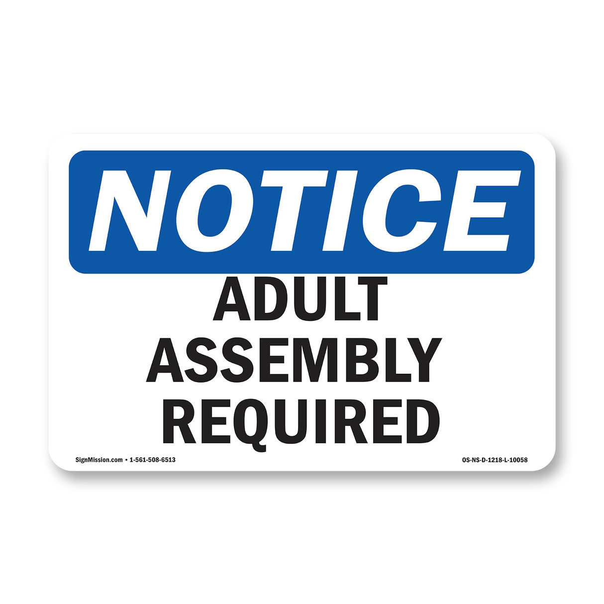 Adult Assembly Required