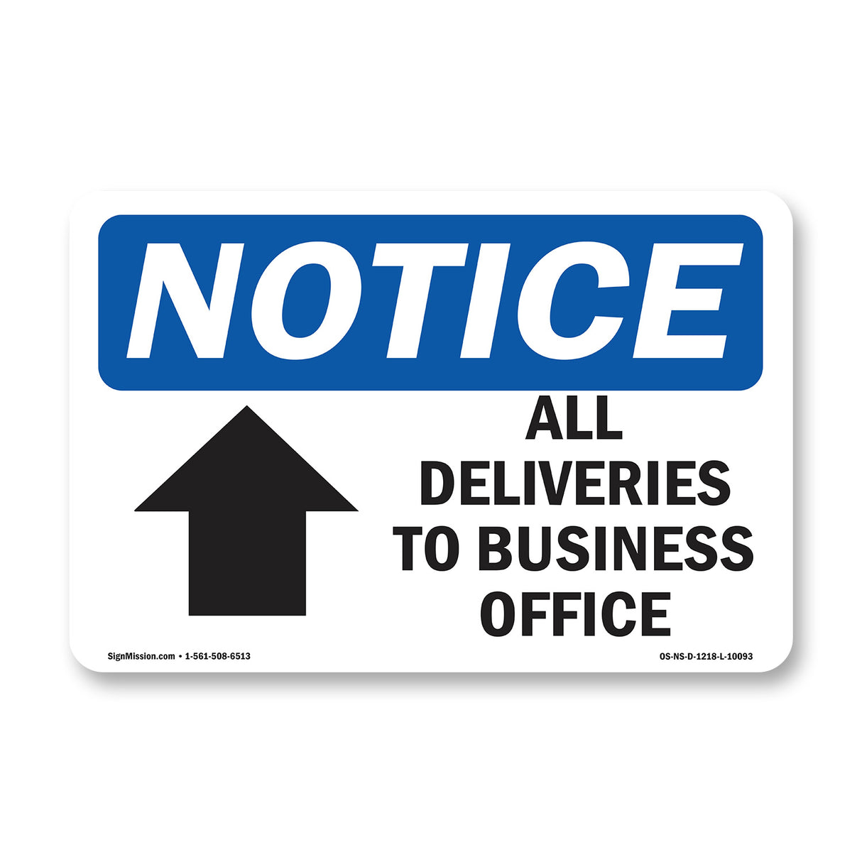 All Deliveries To Business Office