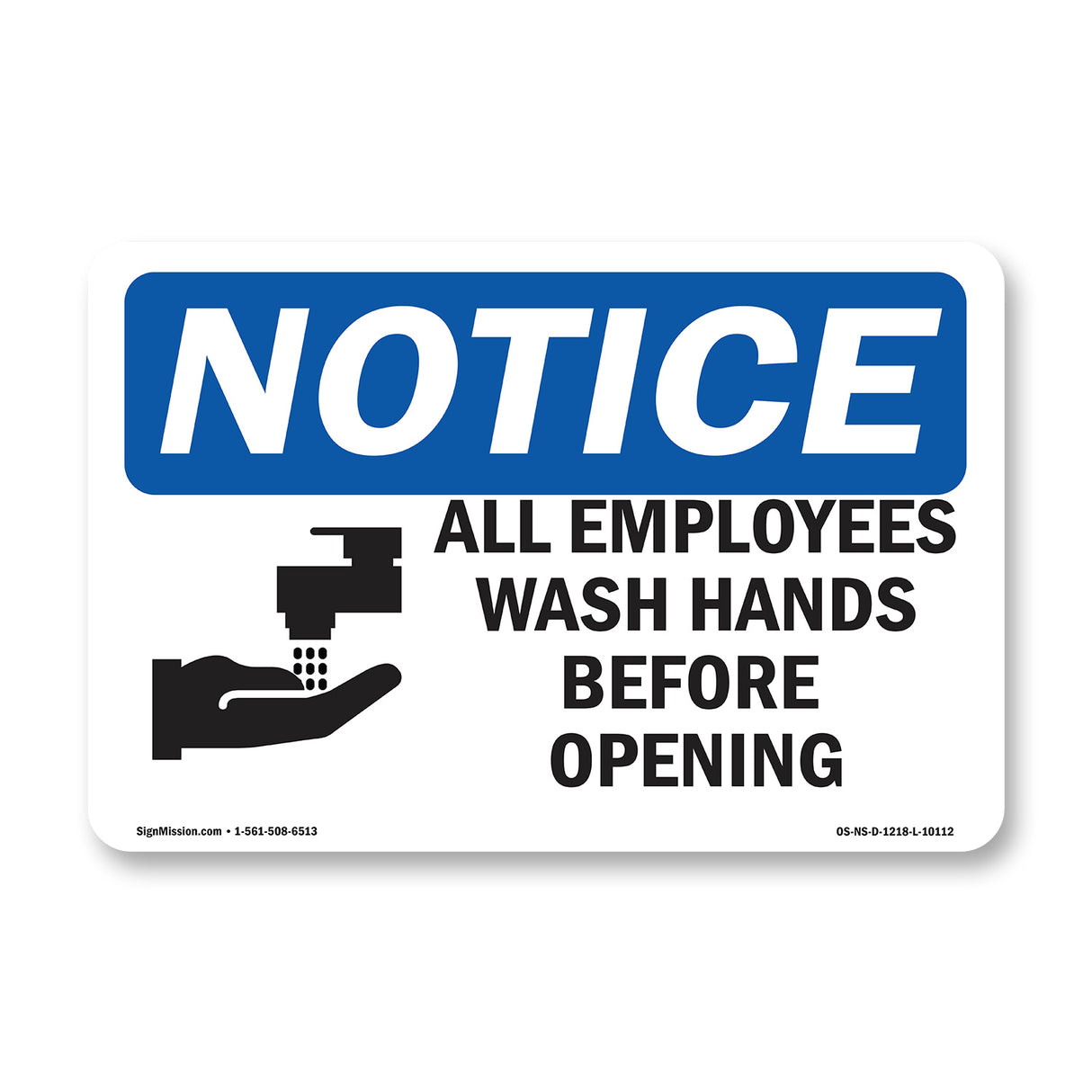 All Employees Wash Hands Before