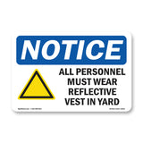 All Personnel Must Wear Reflective