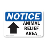 Animal Relief Area [Up Arrow]