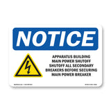 Apparatus Building Main Power