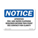 Attention Frc Arc Rated Clothing Required