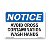 Avoid Cross Contamination Wash Hands