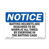 Batting Helmets Are Required To Be Worn