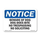 Beware Of Dog Dog Does Bite No