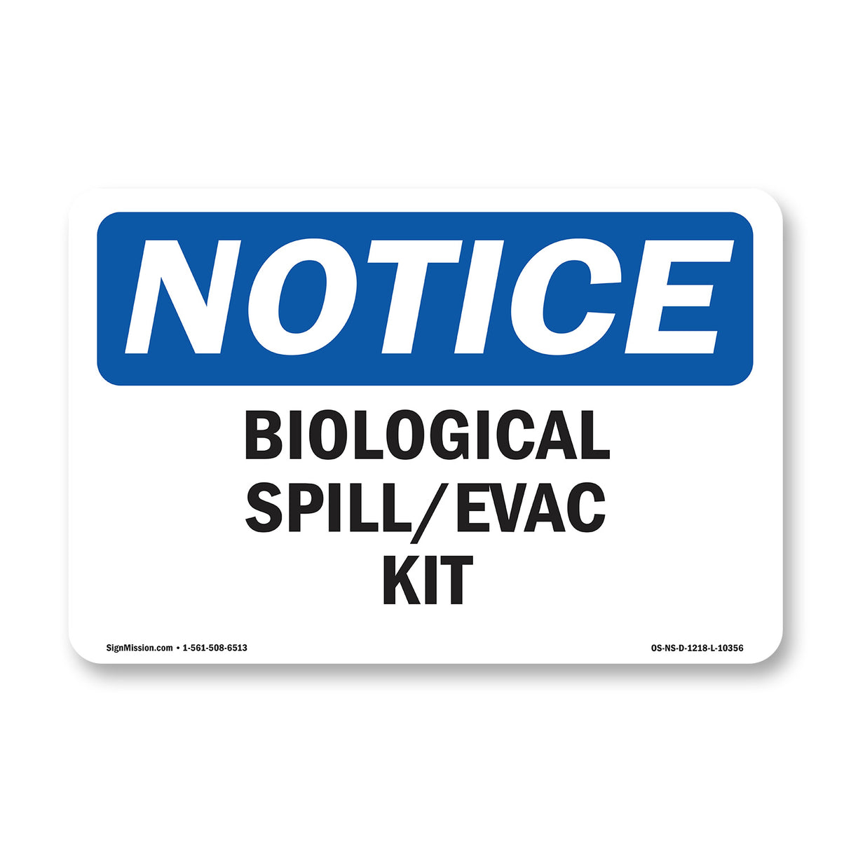 Biological Spill Evac Kit