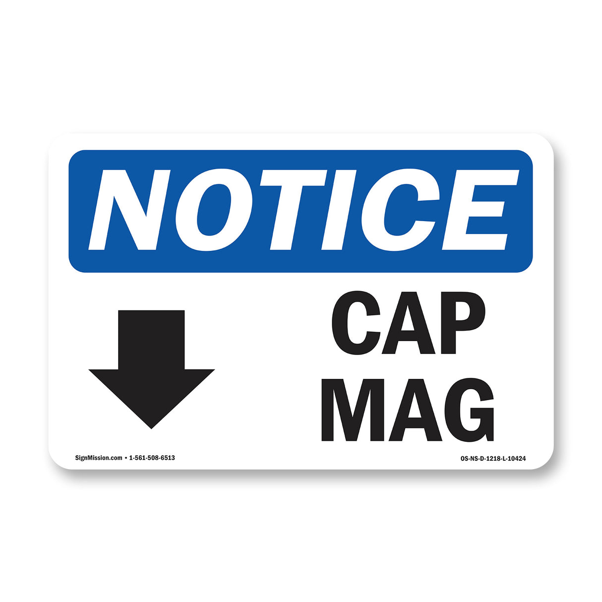 Cap Mag [Down Arrow]