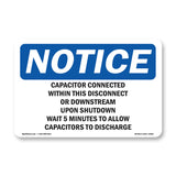 Capacitor Connected Within This Disconnect Sign