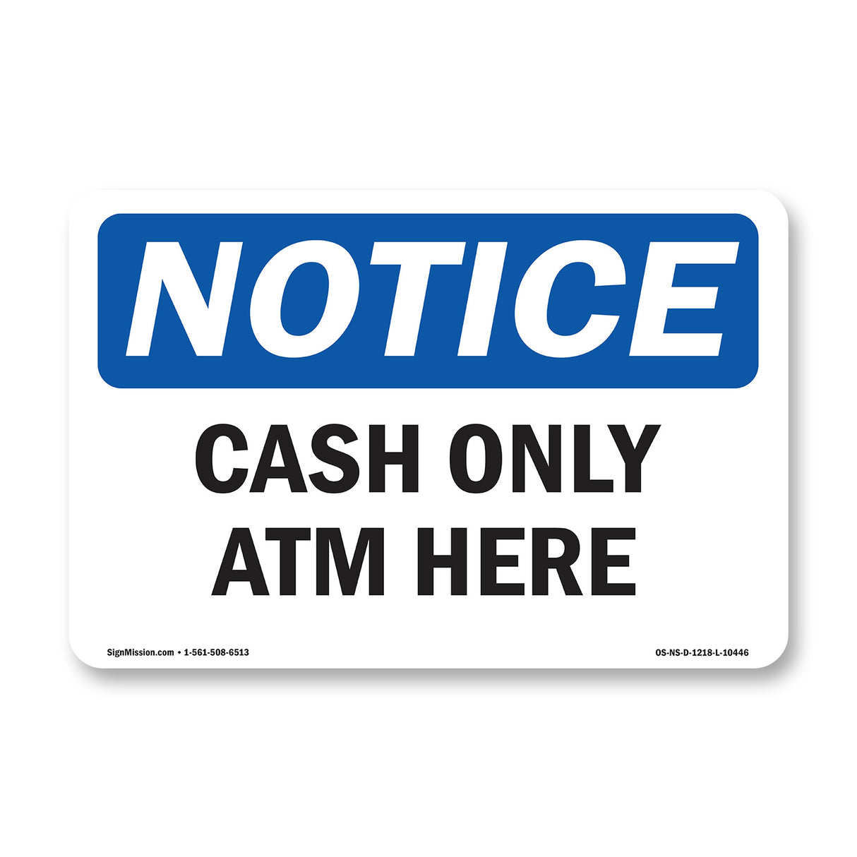 Cash Only ATM Here