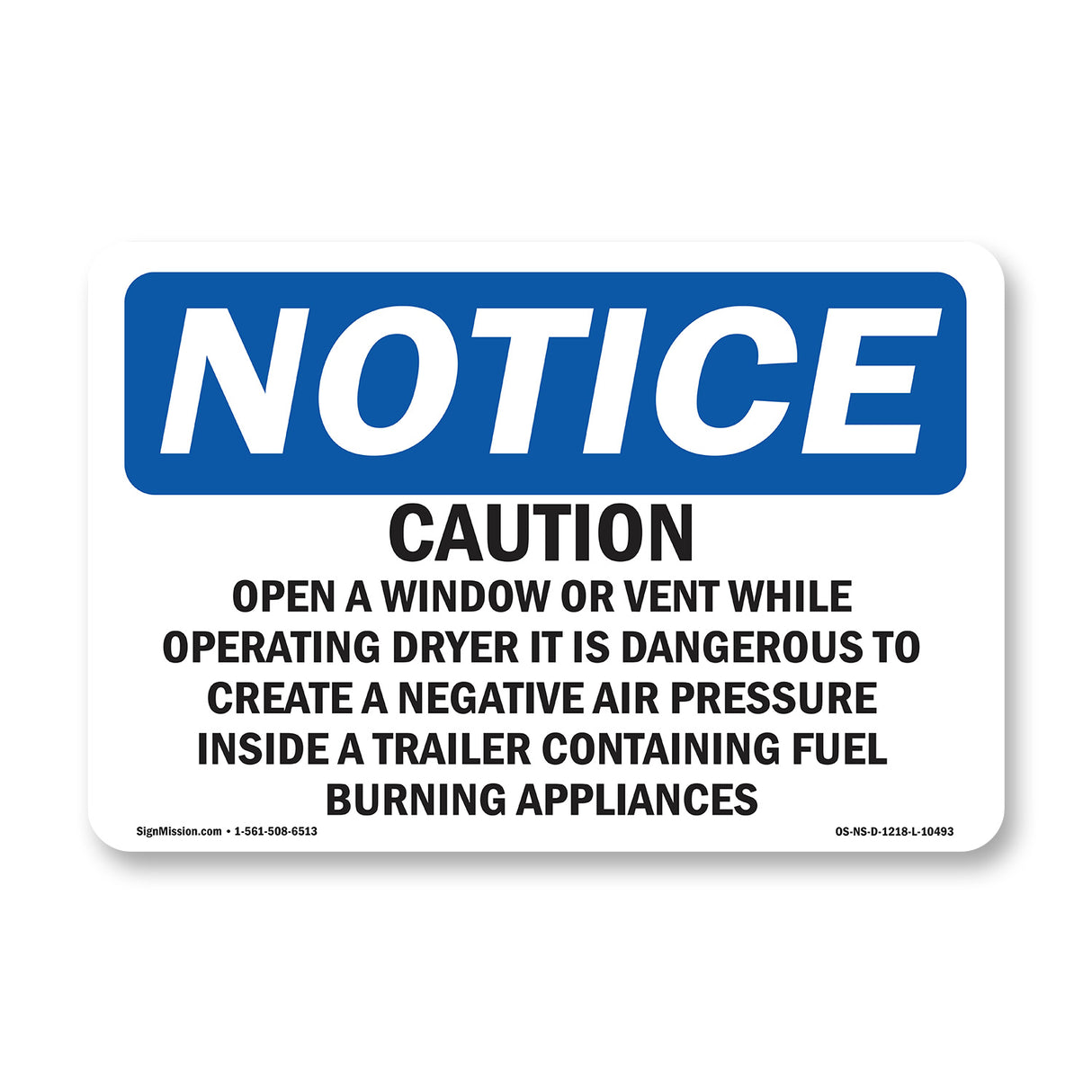 Caution Open A Window Or Vent