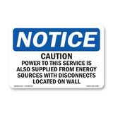 Caution Power To This Service Is Also Supplied