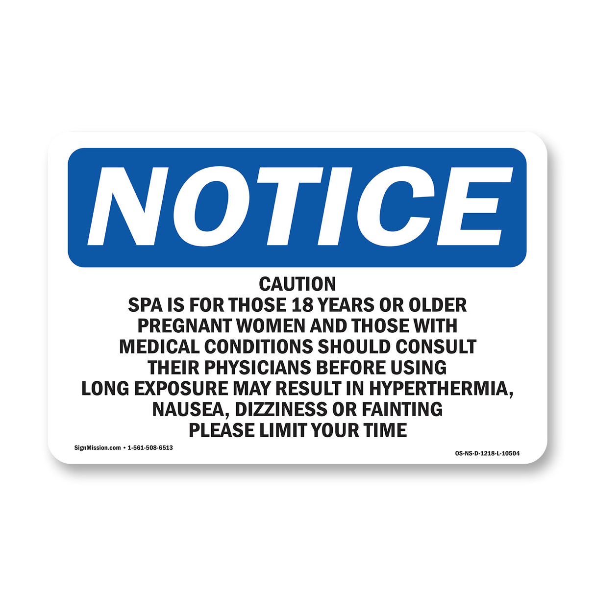 Caution Spa Is For Those 18 Years And Older