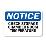 Check Storage Chamber Room Temperature