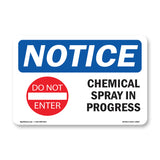 Chemical Spray In Progress