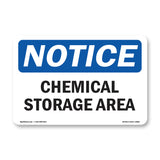 Chemical Storage Area Sign