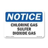 Chlorine Gas Sulfur Dioxide Gas