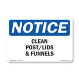 Clean Pots Lids And Funnels