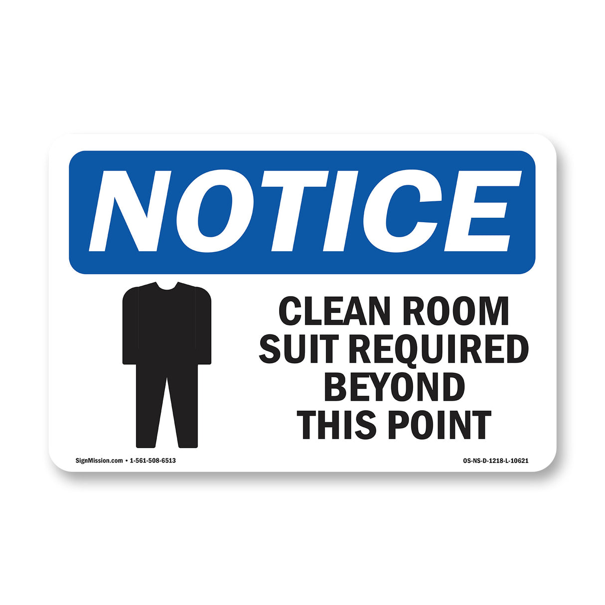 Clean Room Suit Required Beyond