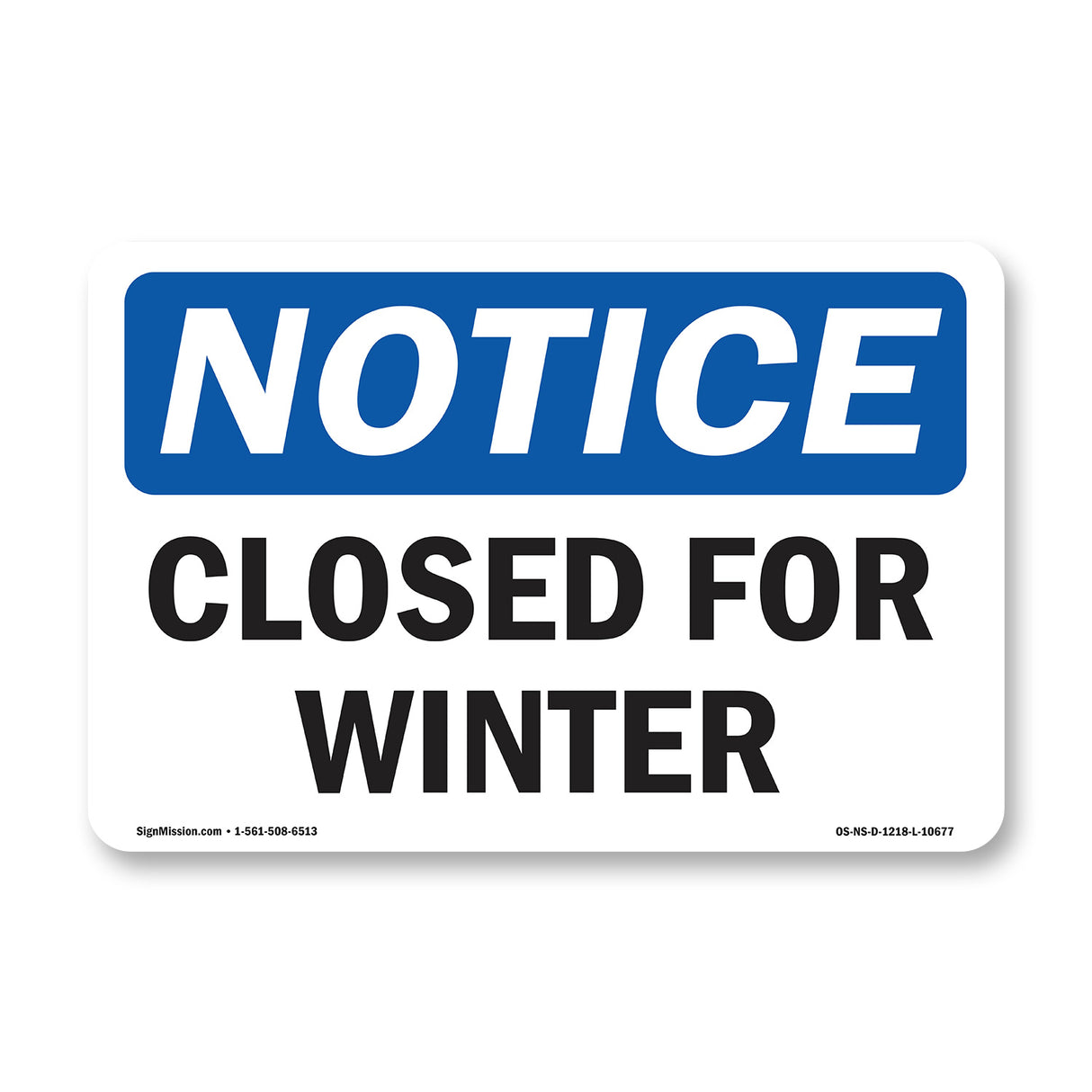 Closed For Winter