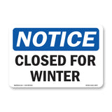 Closed For Winter