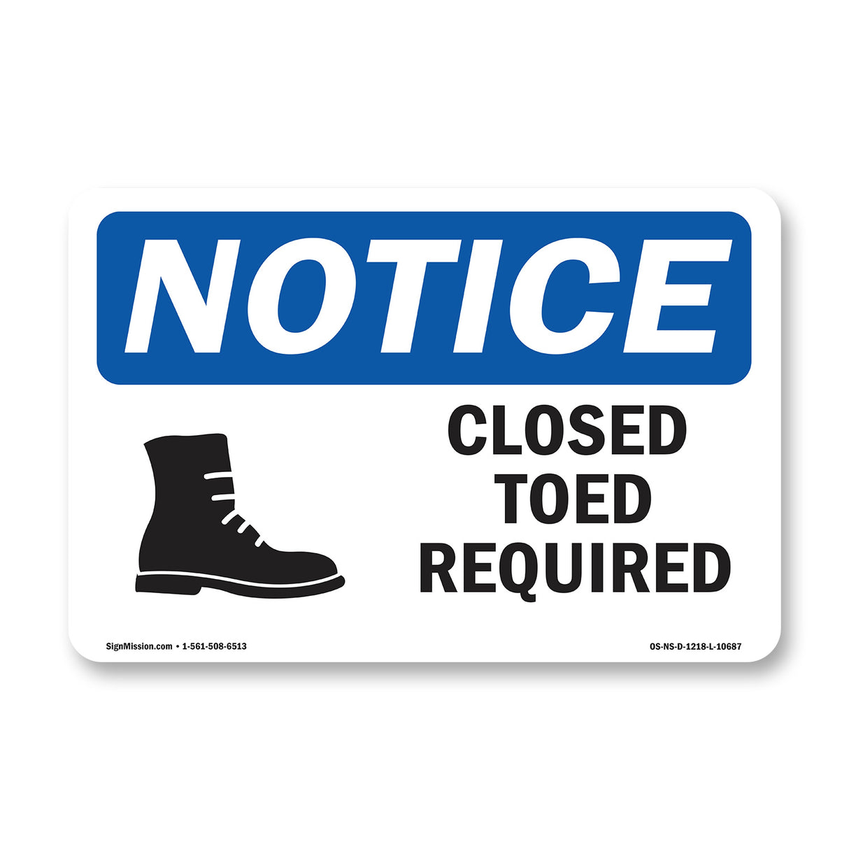 Closed Toed Shoes Required