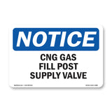 CNG Gas Fill Post Supply Valve