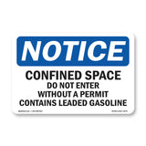 Confined Space Do Not Enter Without A Permit