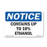 Contains Up To 10% Ethanol