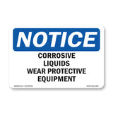 Corrosive Liquids Wear Protective Equipment