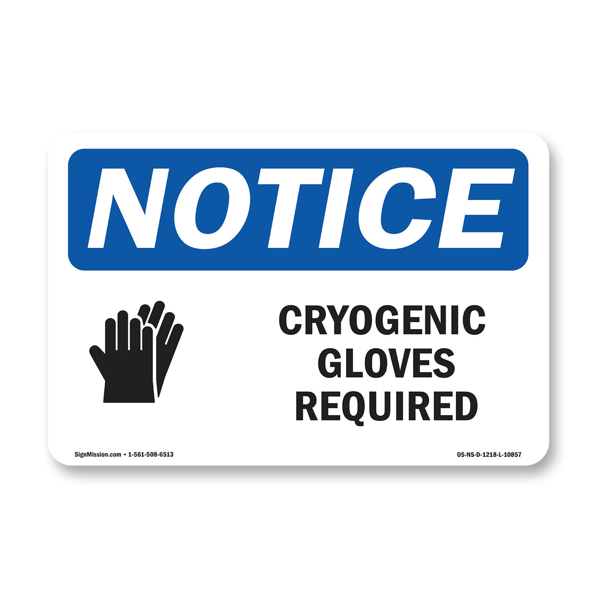 Cryogenic Gloves Required