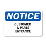 Customers And Parts Entrance