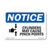 Cylinder May Cause Pinch Points