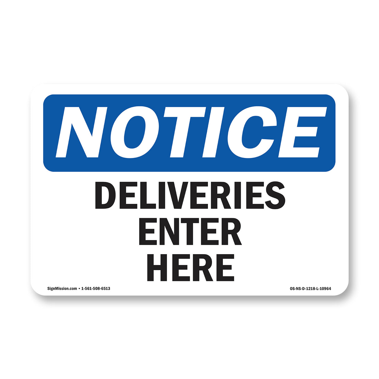 Deliveries Enter Here