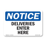Deliveries Enter Here