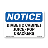 Diabetic Cabinet Juice Pop Crackers