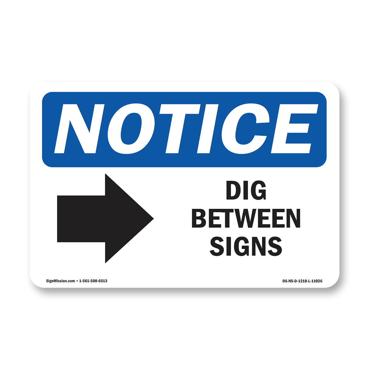 Dig Between Sign [Right Arrow]