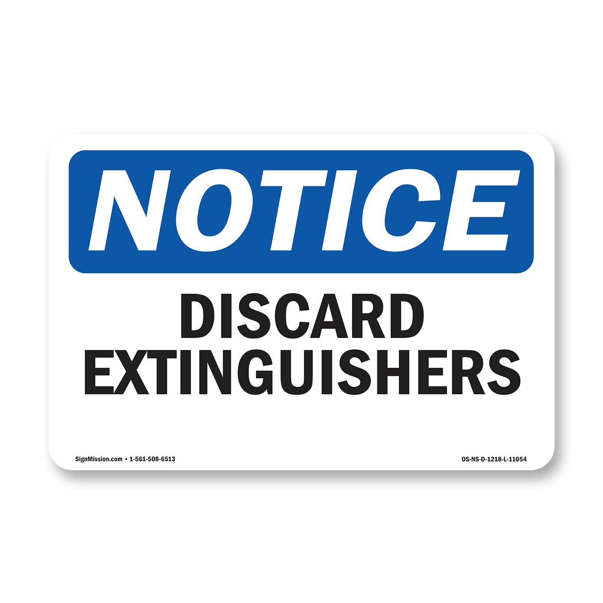 Discharged Extinguishers
