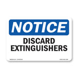 Discharged Extinguishers
