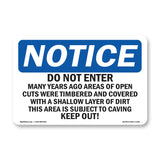 Do Not Enter Many Years Ago Areas Of Open