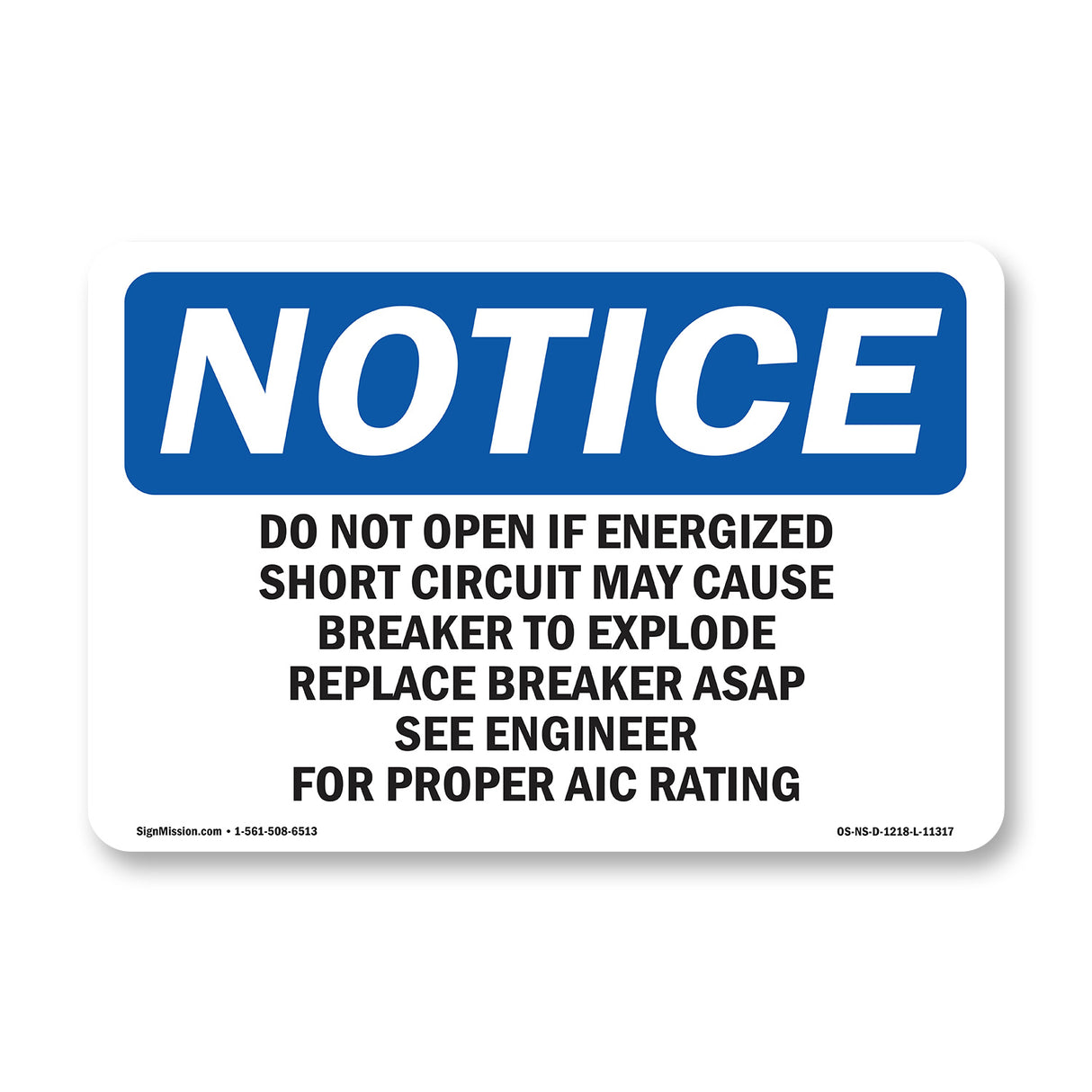Do Not Open If Energized Short Circuit May