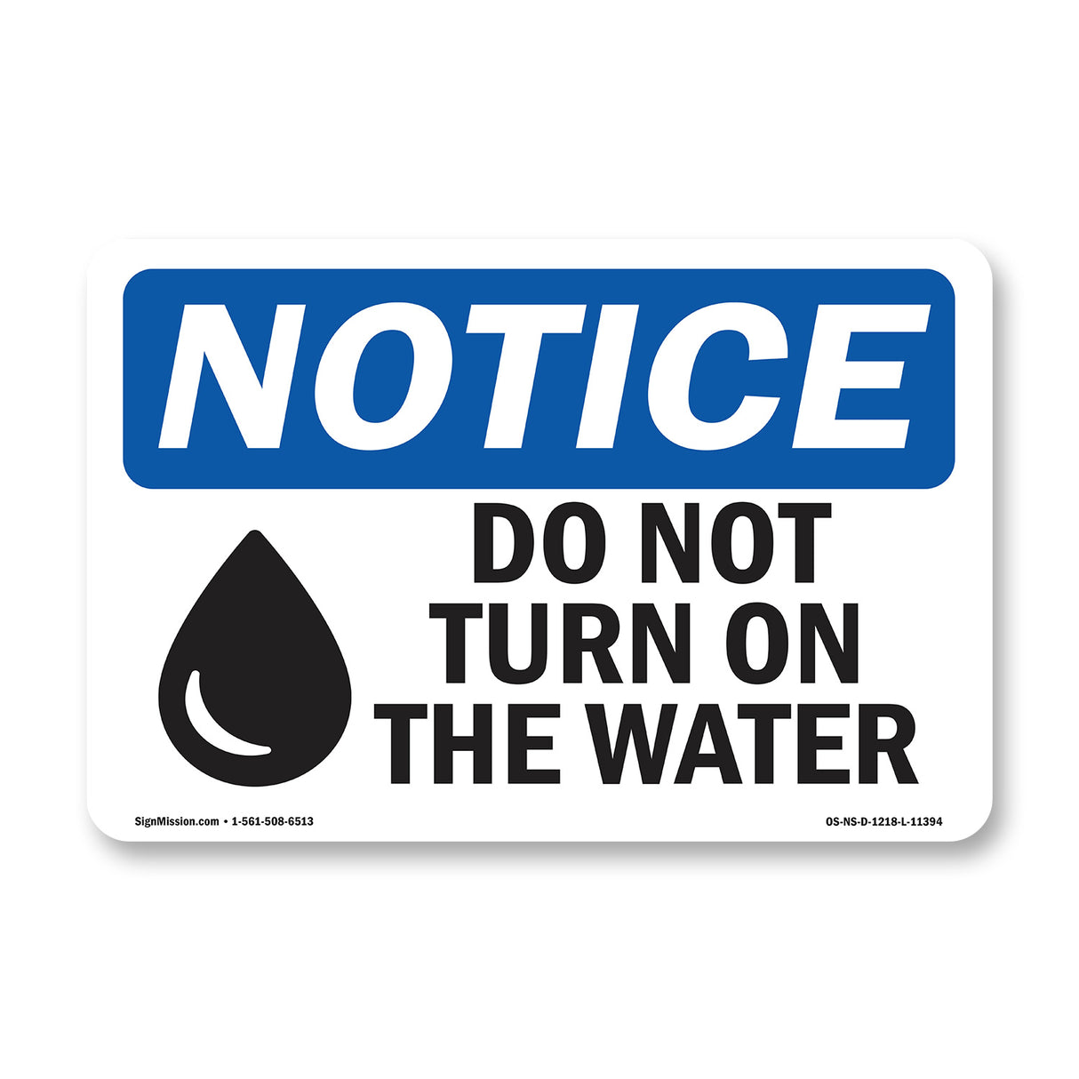 Do Not Turn On The Water