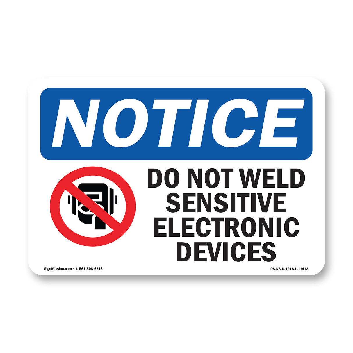 Do Not Weld Sensitive Electronic