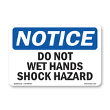 Do Not Wet Wash Shock Hazard