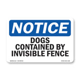 Dogs Contained By Invisible Fence