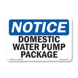 Domestic Water Pump Package