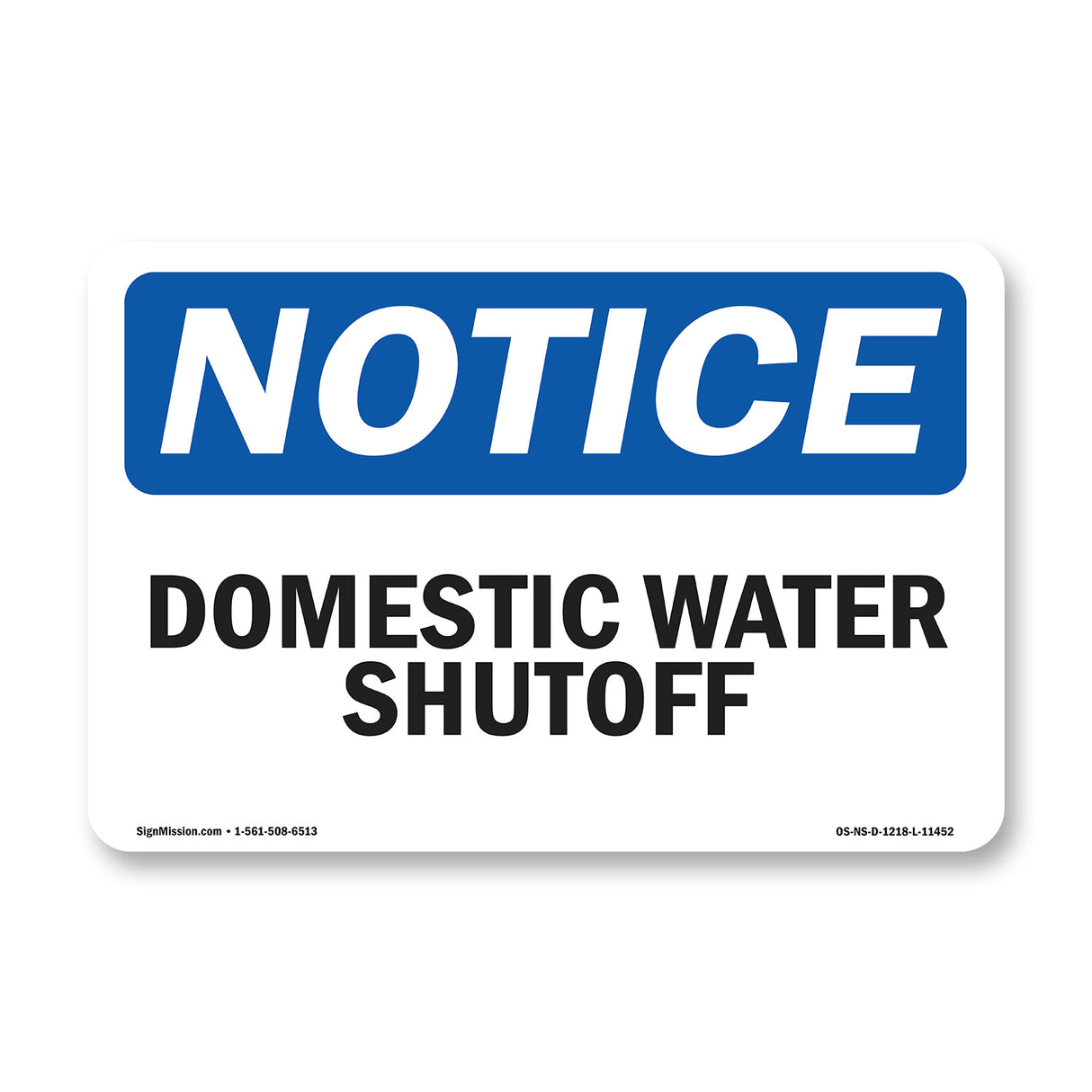 Domestic Water Shutoff