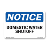 Domestic Water Shutoff